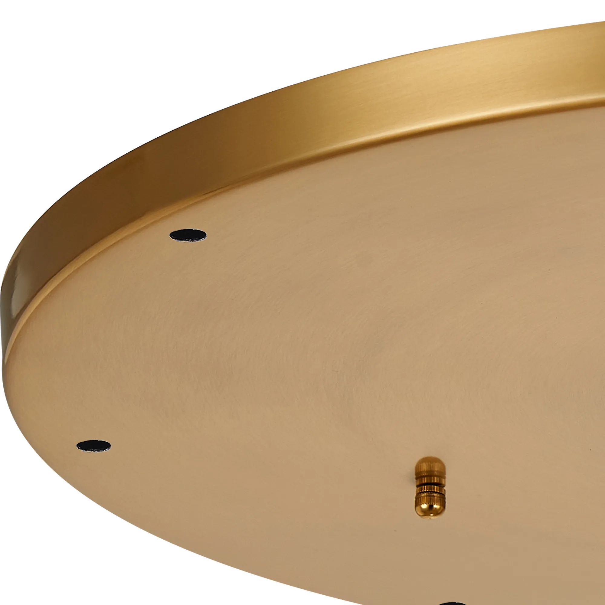 Hayes 9 Hole 60cm Round Ceiling Plate Brass D0831BR  Deco Hayes Brass